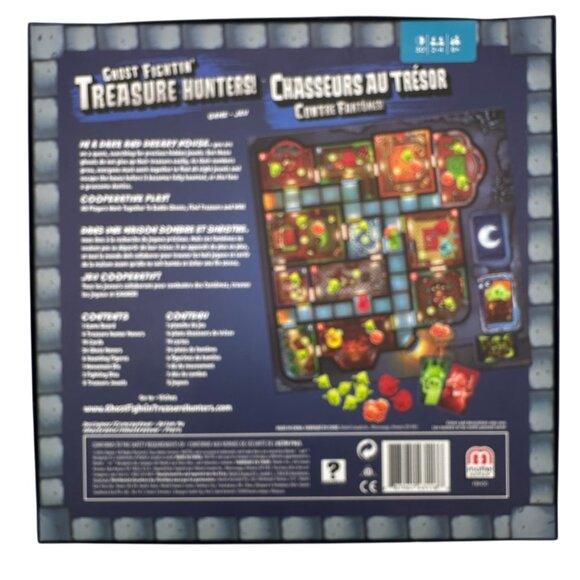 Ghost Fightin Treasure Hunters Board Game By Mattel Cooperative Game Ages 8+ - Picture 3 of 4